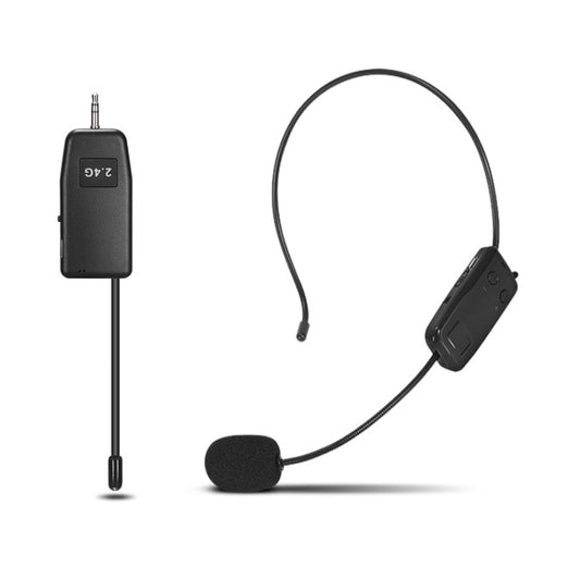 One For One UHF Wireless Headset Microphone Lavalier Headset Amplifier - Microphone by buy2fix | Online Shopping UK | buy2fix