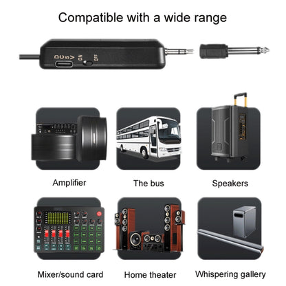 One For Two UHF Wireless Headset Microphone Lavalier Headset Amplifier - Microphone by buy2fix | Online Shopping UK | buy2fix