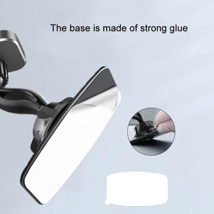 Car Center Console Paste Magnetic Mobile Phone Holder(Gray) by buy2fix