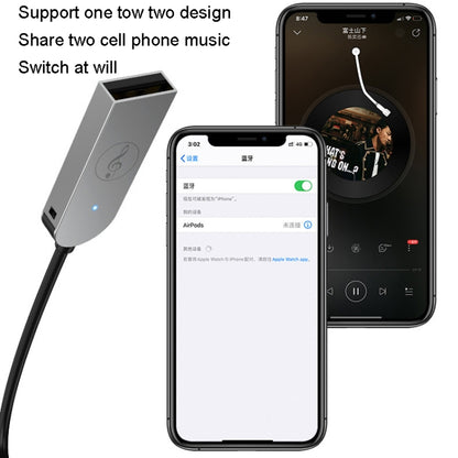 AUX Car Bluetooth Receiver Adapter 3.5mm Audio Receiver by buy2fix