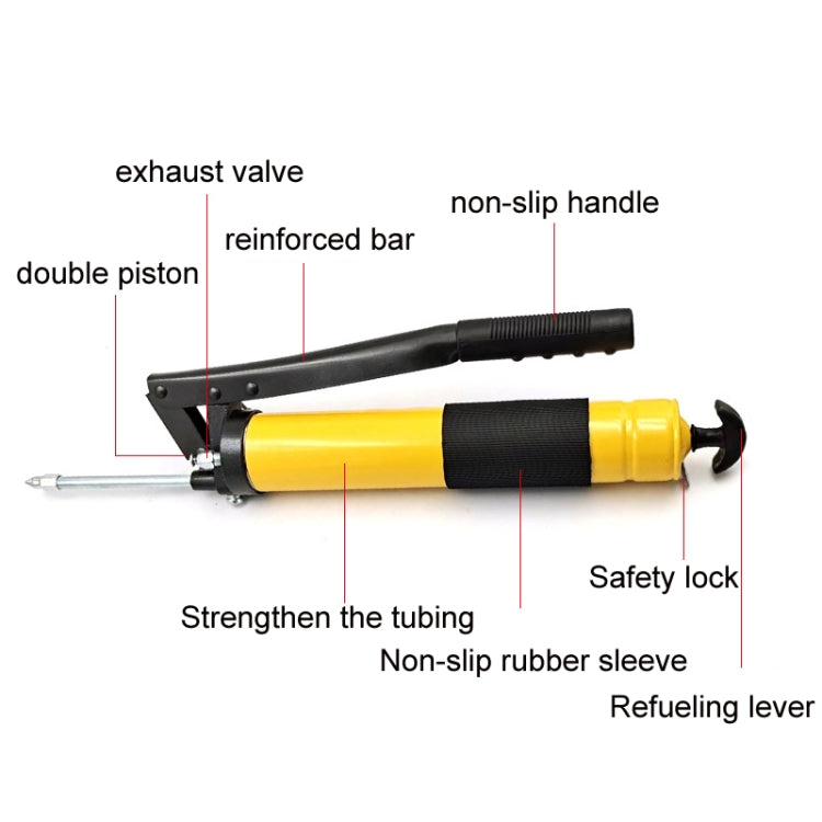 Heavy-duty Hand Pressure Grease Tool Auto Repair Machinery Repair Parts(600cc) by buy2fix