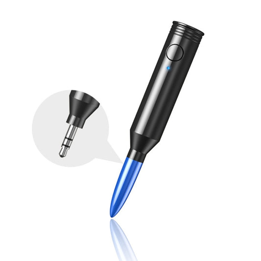 M416 Car Bluetooth Receiver Player Audio Receiver Adapter AUX Converter(Royal Blue) - Bluetooth Adapters by buy2fix | Online Shopping UK | buy2fix