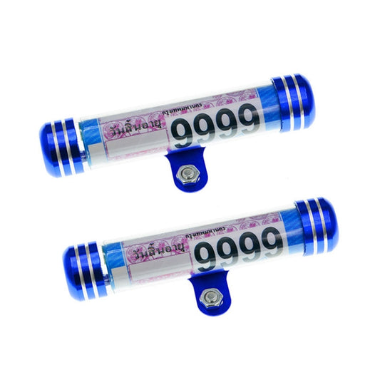 TF-2224 2pcs Multifunctional Waterproof Motorcycle Tax Bill Collection Tube(Blue) - Others by buy2fix | Online Shopping UK | buy2fix