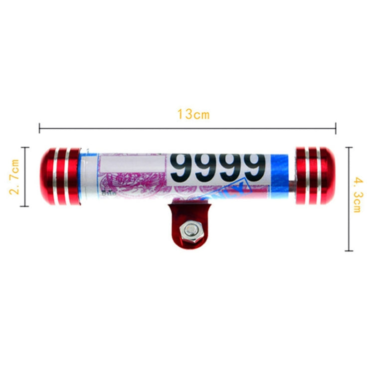 TF-2224 2pcs Multifunctional Waterproof Motorcycle Tax Bill Collection Tube(Gold) - Others by buy2fix | Online Shopping UK | buy2fix