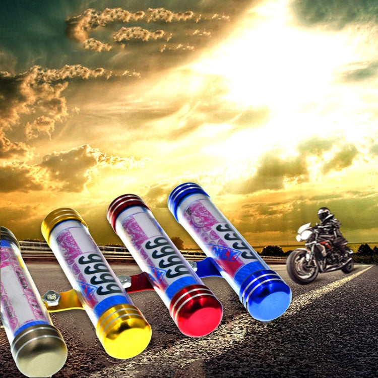 TF-2224 2pcs Multifunctional Waterproof Motorcycle Tax Bill Collection Tube(Gold) - Others by buy2fix | Online Shopping UK | buy2fix