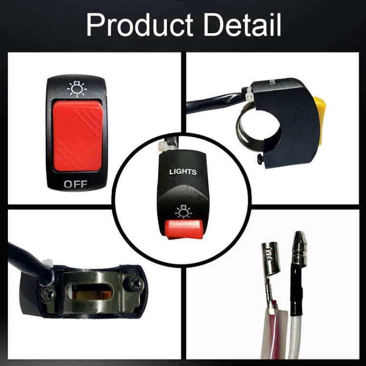 TF-1796 Electric Motorcycle Retrofit Accessories Double Flash Warning Light Switch(Random Color Delivery) - Electrical System by buy2fix | Online Shopping UK | buy2fix