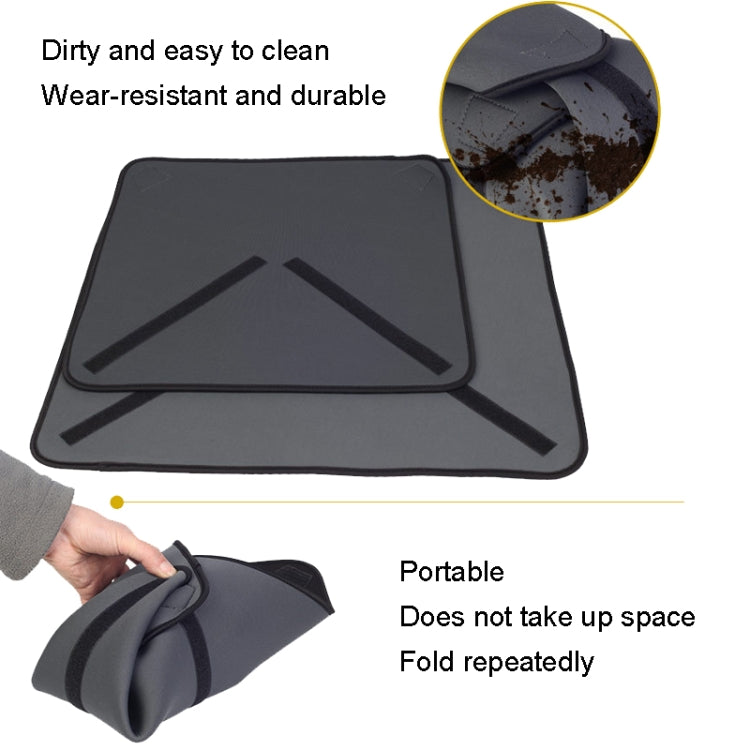 SLR Camera Bag Diving Material Lens Storage Bag, Size: 40x40cm(Black) by buy2fix