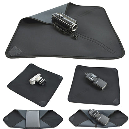 SLR Camera Bag Diving Material Lens Storage Bag, Size: 40x40cm(Black) by buy2fix