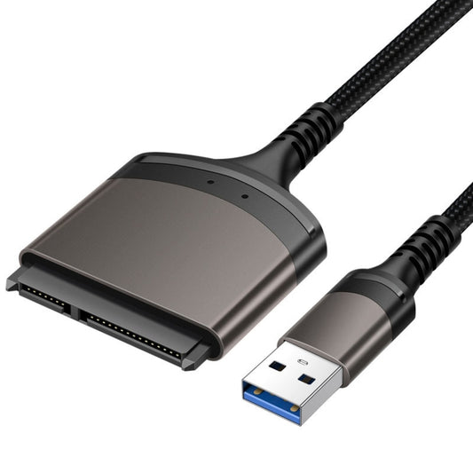 Aluminum Easy Drive Line USB3.0 To SATA Hard Disk Data Cable Supports 2.5 Inch SATA 22P, Length: 20cm by buy2fix