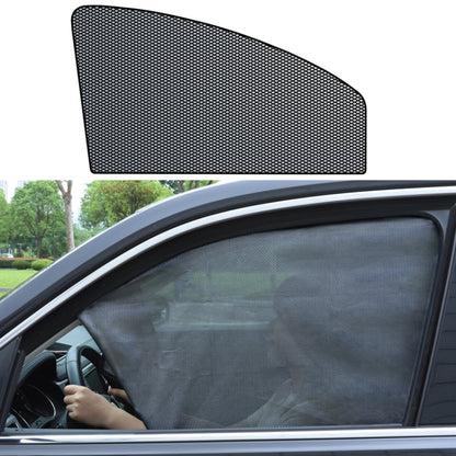 Car Sunshade Magnetic Iron Reflective Mesh Gauze Sunscreen Heat Insulation Sunshade Baffle(Front Window Driving) by buy2fix