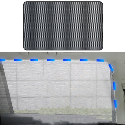 Car Sunshade Magnetic Iron Reflective Mesh Gauze Sunscreen Heat Insulation Sunshade Baffle(Rear Window Square) by buy2fix
