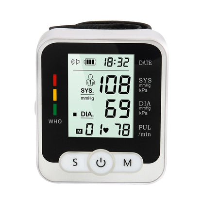 RAK189 Household Electronic Blood Pressure Measuring Device Wrist Sphygmomanometer without Voice - Sphygmomanometer by buy2fix | Online Shopping UK | buy2fix