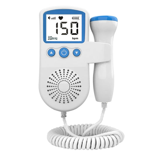 B3 Home Doppler ultrasons portable coeur fœtal femmes enceintes moniteur cardiaque fœtal (bleu)