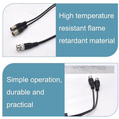 SZ015 BNC Male To 2xFemal Communication Cables VCR Coaxial Video Cable, Cable Length:0.42m(Black) - Cable by buy2fix | Online Shopping UK | buy2fix