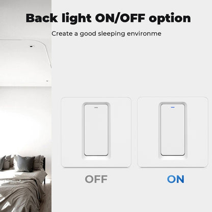 Tuya ZigBee Smart Single-fire Zero-fire Sharing Switch Phone Control Voice Panel EU Plug, Spec: 3 Buttons - Smart Switch by buy2fix | Online Shopping UK | buy2fix