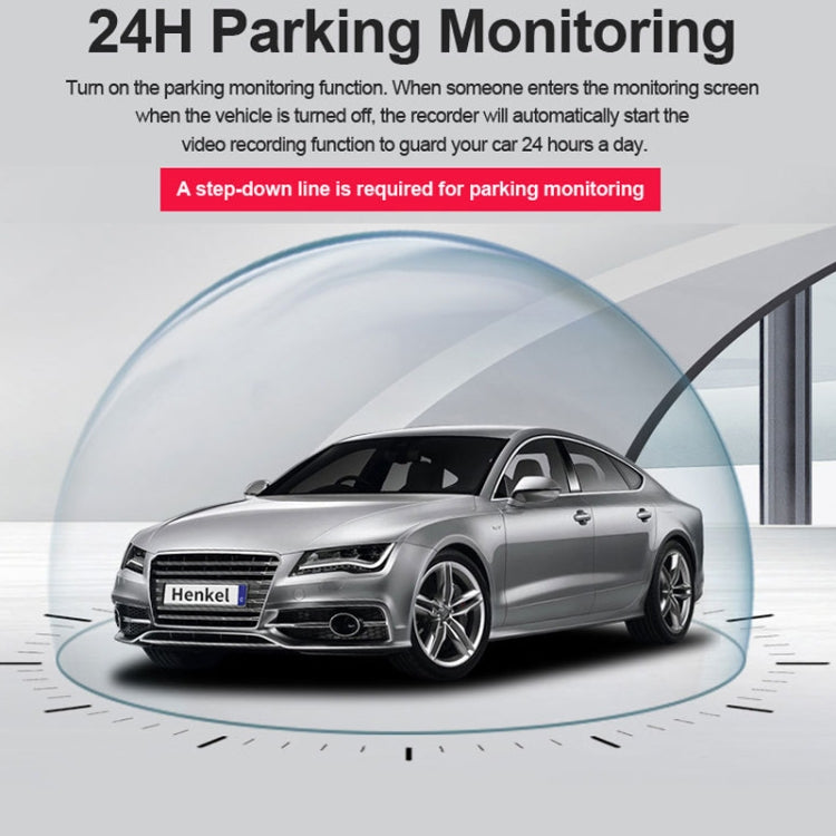 L601 HD Night Vision Electronics Dog Reversing Image Driving Recorder, Style: Standard Version(Double Recorded) by buy2fix