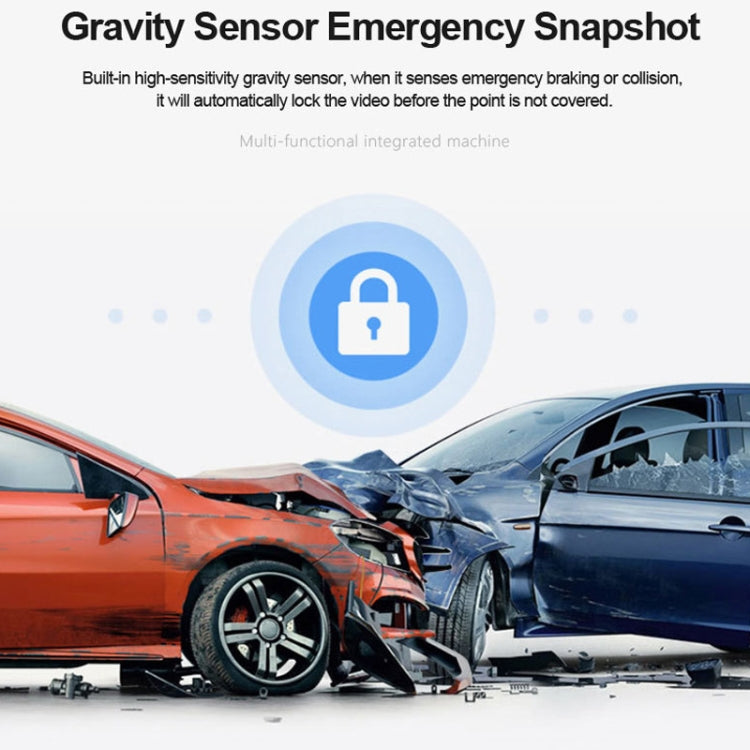 L601 HD Night Vision Electronics Dog Reversing Image Driving Recorder, Style: Standard Version(Double Recorded) by buy2fix