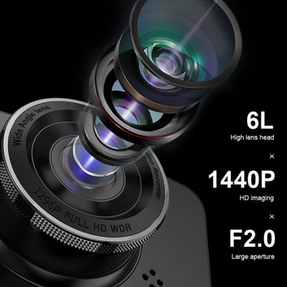 L601 HD Night Vision Electronics Dog Reversing Image Driving Recorder, Style: WIFI Version(Single Record) by buy2fix