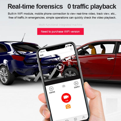 L601 HD Night Vision Electronics Dog Reversing Image Driving Recorder, Style: WIFI Version(Double Recorded) by buy2fix