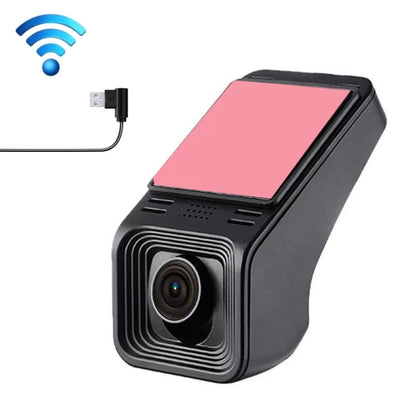 M8 Hidden Driving Recorder WiFi Phone Connecting Car Parking Monitoring 1080P HD Recorder(Without Button+USB Short Line) by buy2fix