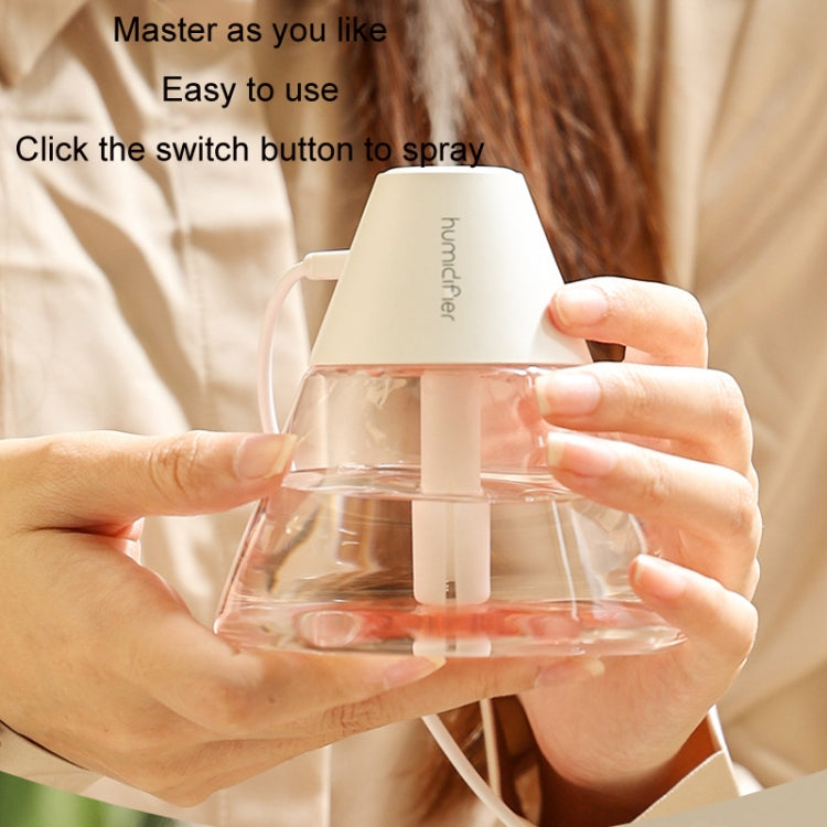 Household Desktop Mini Volcano Humidifier Air Purifier(White) - Air Purifiers & Accessories by buy2fix | Online Shopping UK | buy2fix