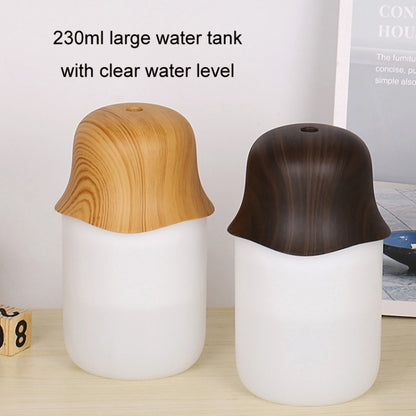 Desktop USB Humidifier Wood Grain Air Aromatherapy Night Light(Light Color) - Air Purifiers & Accessories by buy2fix | Online Shopping UK | buy2fix