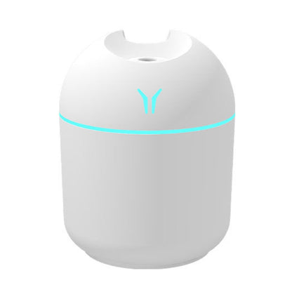 USB Mini Desktop Colorful Night Light Car Humidifier, Spec: 250ml (Y-White) - Air Purifiers & Accessories by buy2fix | Online Shopping UK | buy2fix