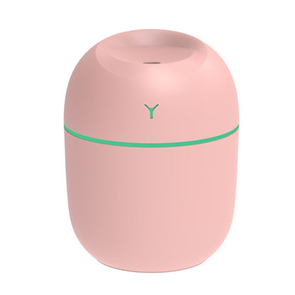 USB Mini Desktop Colorful Night Light Car Humidifier, Spec: 220ml (Y2-Pink) - Air Purifiers & Accessories by buy2fix | Online Shopping UK | buy2fix