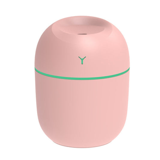 USB Mini Desktop Colorful Night Light Car Humidifier, Spec: 220ml (Y2-Pink) - Air Purifiers & Accessories by buy2fix | Online Shopping UK | buy2fix