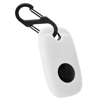 For Tile Mate Pro Tracker Silicone Case One-piece Design Protective Cover(White) by buy2fix
