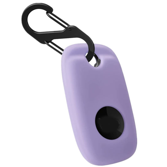 For Tile Mate Pro Tracker Silicone Case One-piece Design Protective Cover(Purple) by buy2fix
