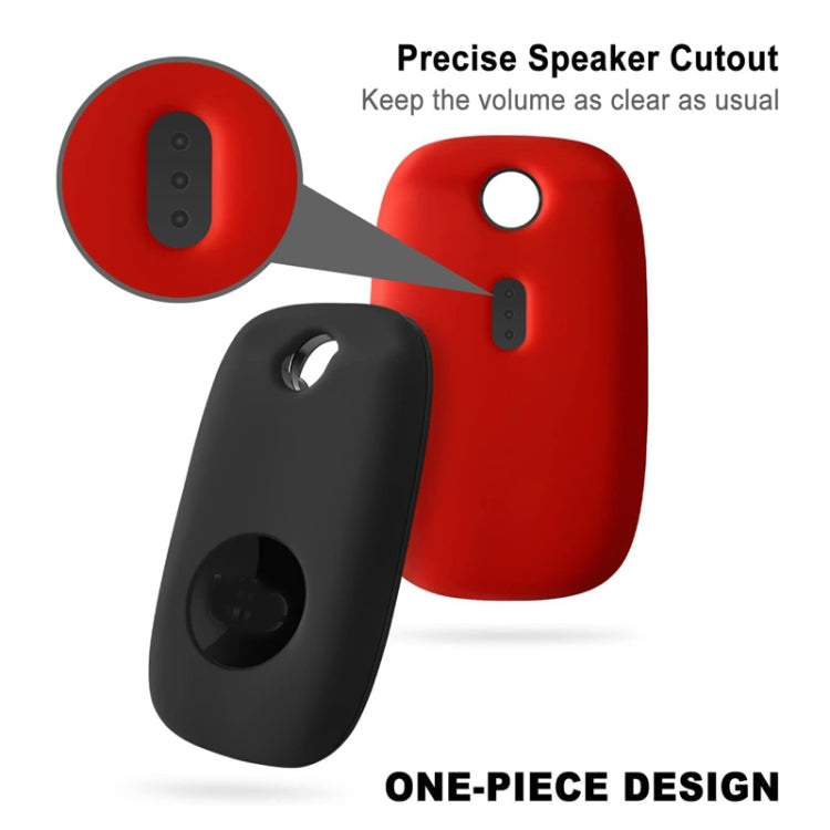 For Tile Mate Pro Tracker Silicone Case One-piece Design Protective Cover(Red) by buy2fix