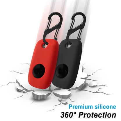 For Tile Mate Pro Tracker Silicone Case One-piece Design Protective Cover(Orange) by buy2fix