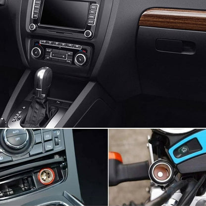Car Cigarette Lighter Socket Waterproof Power Supply 120W/250W Modification 12/24V Cigarette Lighter Mother Seat - Cigar Socket by buy2fix | Online Shopping UK | buy2fix