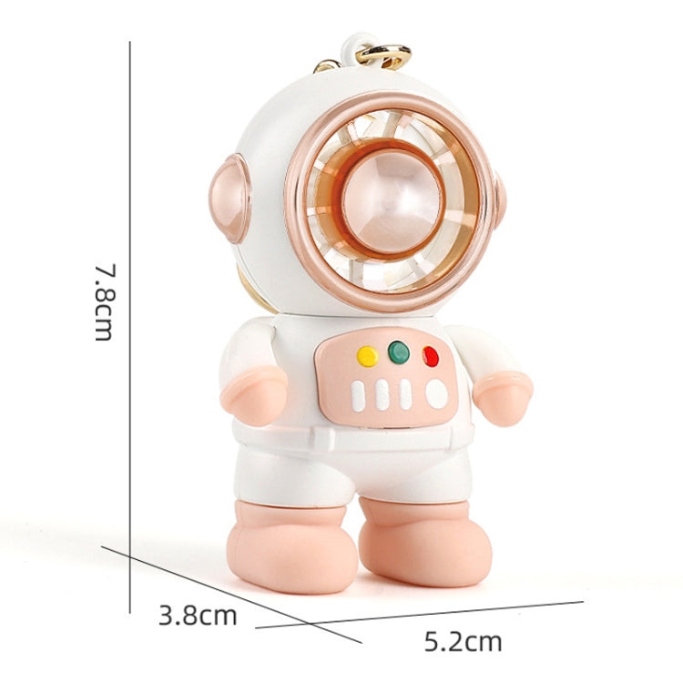 6092 Cartoon Astronaut Fan With Lanyard Portable Mini USB Charging Fan(Light Blue) - Electric Fans by buy2fix | Online Shopping UK | buy2fix