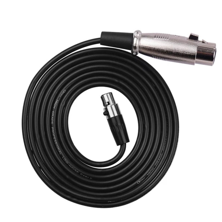 Xlrmini Caron Female To Mini Female Balancing Cable For 48V Sound Card Microphone Audio Cable, Length: 3m - Microphone Audio Cable & Connector by buy2fix | Online Shopping UK | buy2fix