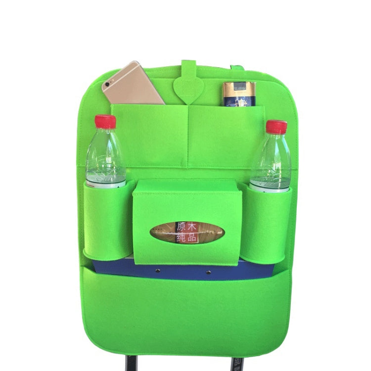 Car Multifunctional Seat Back Storage Hanging Bag, Size: 40x56cm(Grass Green) by buy2fix