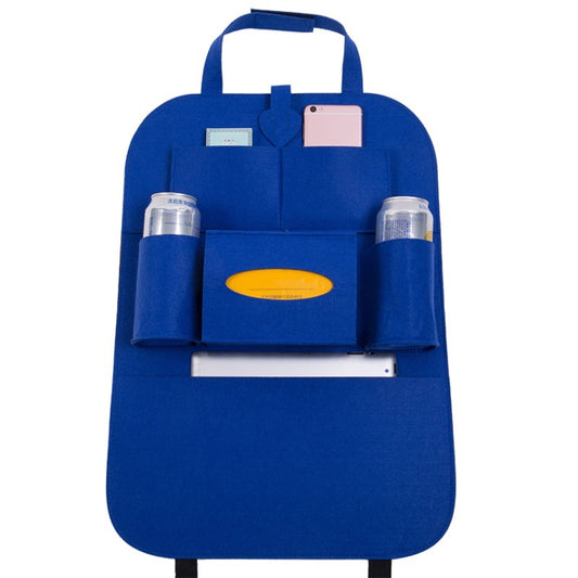 Car Multifunctional Seat Back Storage Hanging Bag, Size: 40x56cm(Royal blue) by buy2fix