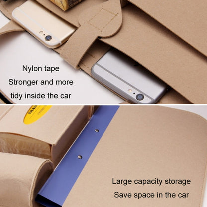 Car Multifunctional Seat Back Storage Hanging Bag, Size: 40x56cm(Dark Gray) by buy2fix