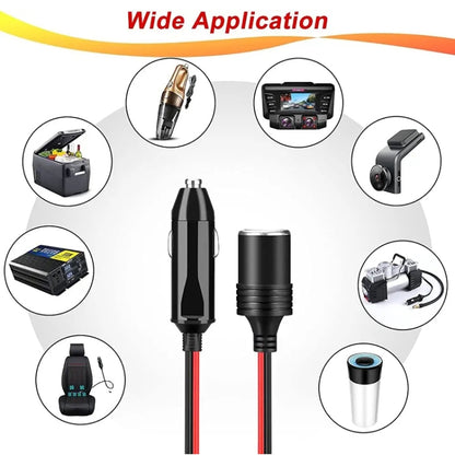 4 In 1 Auto High Power Cigarette Lighter Car Charger - Cigar Socket by buy2fix | Online Shopping UK | buy2fix