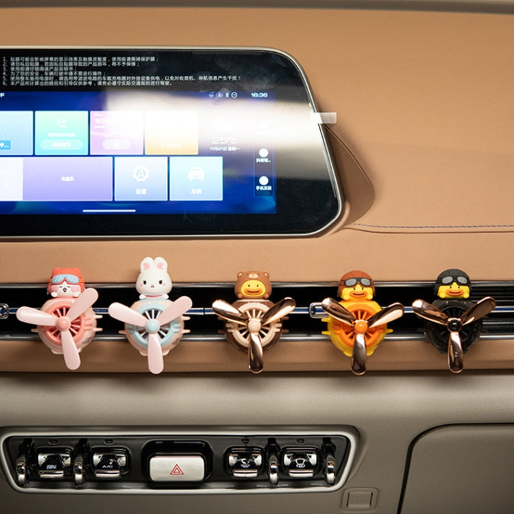 ICARER FAMILY AK-20 Car Pilot-Shaped Air-Conditioning Outlet Decorative Ornaments Aromatherapy(Yellow) by ICARER FAMILY