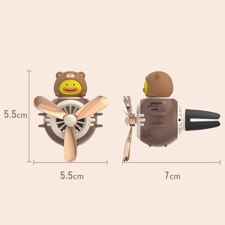 ICARER FAMILY AK-20 Car Pilot-Shaped Air-Conditioning Outlet Decorative Ornaments Aromatherapy(Yellow) by ICARER FAMILY