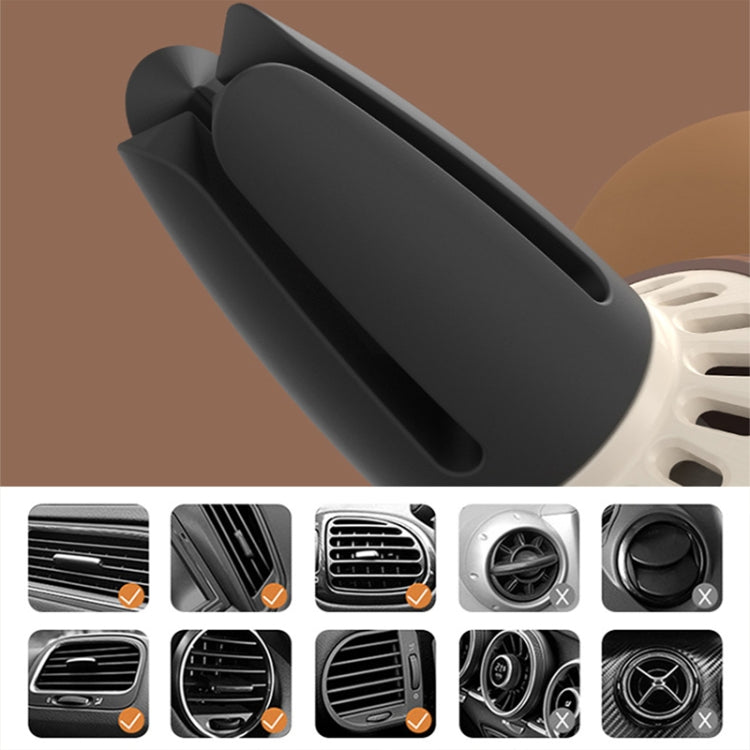 ICARER FAMILY AK-20 Car Pilot-Shaped Air-Conditioning Outlet Decorative Ornaments Aromatherapy(Black) by ICARER FAMILY