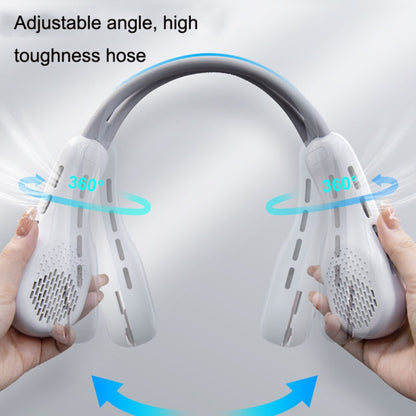 S57 Outdoor Sports RGB Hanging Neck Fan Folding Portable Mini Bladeless USB Fan(Mint Green) - Electric Fans by buy2fix | Online Shopping UK | buy2fix
