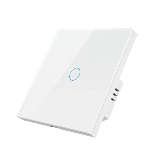 Tuya ZigBee Zero Firewire Touch Wall Remote Control Switch Light Control Voice Switch EU Plug, Style: 1 Gang (White) - Smart Switch by buy2fix | Online Shopping UK | buy2fix