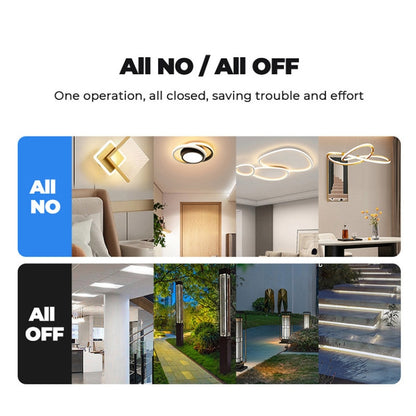 Tuya ZigBee Zero Firewire Touch Wall Remote Control Switch Light Control Voice Switch EU Plug, Style: 3 Gang (White) - Smart Switch by buy2fix | Online Shopping UK | buy2fix