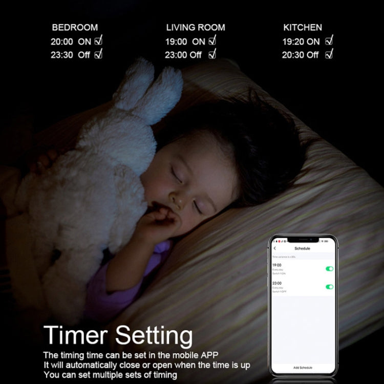 Tuya ZigBee Zero Firewire Touch Wall Remote Control Switch Light Control Voice Switch EU Plug, Style: 3 Gang (Black) - Smart Switch by buy2fix | Online Shopping UK | buy2fix