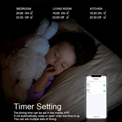 Tuya ZigBee Zero Firewire Touch Wall Remote Control Switch Light Control Voice Switch EU Plug, Style: 3 Gang (Black) - Smart Switch by buy2fix | Online Shopping UK | buy2fix