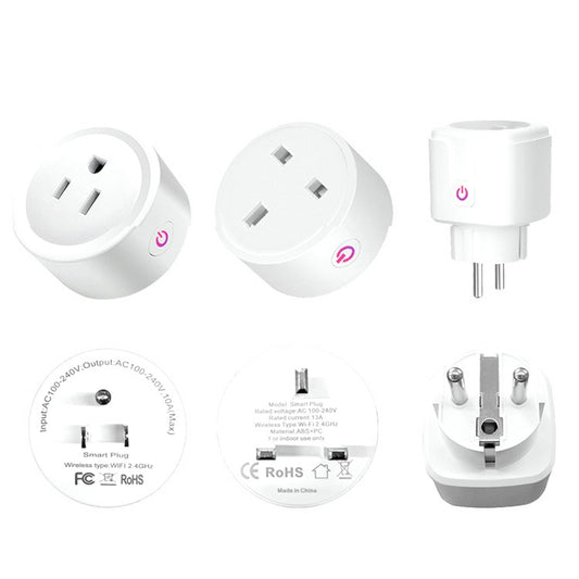 Tuya Smart App Wifi Smart Socket Phone Remote Timing Voice Switch Supports Alexa US Plug, Style: 16A Power Model - Smart Socket by buy2fix | Online Shopping UK | buy2fix