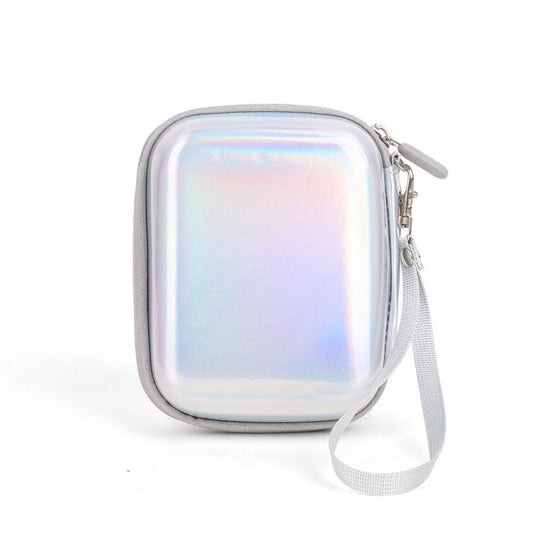 For FUJIFILM Instax Mini EVO  Link LiPlay PU Leather Camera Bag  With Wrist Strap(Phantom Silver) - Soft Bag by buy2fix | Online Shopping UK | buy2fix